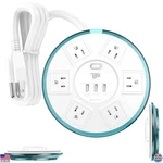Surge Protector Power Strip, 6 Outlets + 3 Usb, 4FT Flat Extension Cord. Fixed Price $63.52.