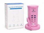 Power Strip Tower, Surge Protector 9 Ac Outlets 8 Usb (4 C), 6 Ft. Fixed Price $39.99.