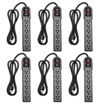 Kmc 6-OUTLET Surge Protector Power Strip Pack Black. Fixed Price $94.99.