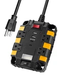 Magnetic Power Strip, 1080J Surge Protector, 4 Outlets, 2 Usb-a & Usb-c, 6 .... Fixed Price $31.45.