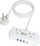 Power Strip With Usb, Mini Desktop Charging Station 2 Wide-spaced Outlets &. Fixed Price $20.81.