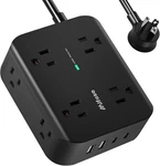 Power Strip Surge Protector - Flat Plug, Wall Mount, 8 Wide Outlets With 4 Usb. Fixed Price $27.08.