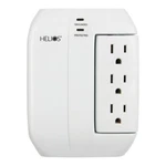 Helios AS-HP-5R 5-OUTLET Wall Tap Surge Protector With 2 Usb Charging Ports. Fixed Price $39.06.