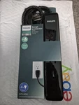 Philips 6 Outlet Surge Protector Black - 4FT. Fixed Price $12.99.