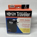 Tripp Lite Traveler 2 Outlets 1050 Joules Direct Plug-in Surge Suppressor. Fixed Price $7.61.