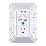 Wall Charger Surge Protector Qinlianf 5 Outlet Extender With 4 Usb Charging P.... Fixed Price $22.11.