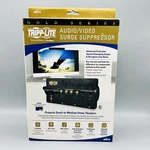 Tripp Lite Gold Series Home Theater Surge Protector Outlets AV810. Fixed Price $39.95.