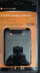 Alphaline 3-OUTLET Surge Protector 057-3205 1080 Joules. Fixed Price $15.00.