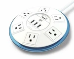 Tp Ufo Slim Design 6 Outlet 3 Usb Ports Emi Rfi Filter Round Power Center 4-FT. Fixed Price $38.99.