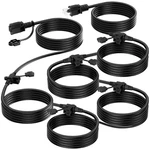 50FT Outdoor Multi-outlet Extension Cord With 6 Plugs Ideal For Holiday Decor. Fixed Price $75.99.