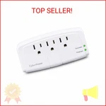 Cyberpower CSB300W Essential Surge Protector, 900J/125V, Outlets, Wall Tap. Fixed Price $17.73.
