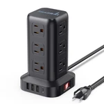 Power Strip Tower 12 Outlets With 4 Usb Ports Surge Protector Electric Charging. Fixed Price $36.32.