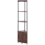 Tier Corner With Led Light, 65.4" Tall Bookshelf Storage Cab. Fixed Price $66.89.