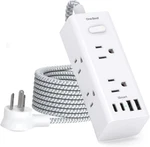 Power Strip Surge Protector 6 Widely Outlets With 4 Usb Ports (2 C), 3-SID. Fixed Price $28.93.