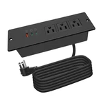 4 Leaf Recessed Power Strip Usb 65WFLUSH Mount Desk 3 Outlets. Fixed Price $66.65.