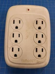 Woods Outlet Wall Tap Surge Protector Power Strip Model 6920 A1. Fixed Price $6.14.