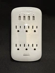 Monster Wall Tap Plug 6-OUTLET Extender With Surge Protector For Home. Fixed Price $20.00.