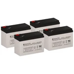 Sigmastek Battery Replacement Set Of 4 For Apc S15BLK Sla Rechargeable 12V 7.5AH. Fixed Price $73.99.