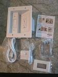 Legrand HT2202-WH-V1 In-wall Tv Power Kit Open Box Complete. Fixed Price $21.44.