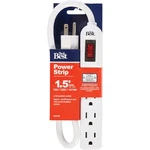 Do Best 4-OUTLET White Power Strip With 1-1/2 Ft. Cord LTS-4 Pack Of 6 Sim. Fixed Price $59.10.