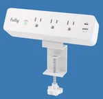 Clamp Mount Power Strip W/ 3 Outlets, Usb-a, Usb-c Ports, Surge By Fully, Nib. Fixed Price $12.95.
