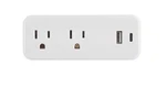 New 8 Pack Commercial Electric Grounded 2 Outlet Wall Tap Adapters White 15AMP. Fixed Price $22.99.