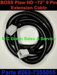 Boss Snow Plow 72" 9 Pin Controller Hd Extension Cable Cord Smart Touch/joystick. Fixed Price $56.95.