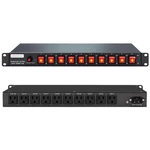1U Pdu Horizontal Rackmount Power Strip Surge Protector 10 Nema 5-15R Outle.... Fixed Price $84.31.
