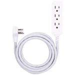 8-FT 3-OUTLET Extension Cord Surge Protector Power Strip 250J 15A White/gray. Fixed Price $33.76.