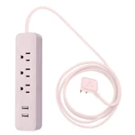 Globe Electric - 78257 Designer Series Power Strip, Rose 3 Outlet. Fixed Price $22.99.