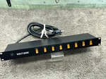 Wattbox WB-100-RSW-8 Indidually Switched On/ Off Rack Mounts 42198. Fixed Price $85.03.
