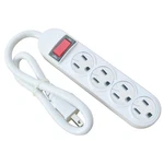 Woods 1-1/4-FT -outlet Indoor White Power Strip. Fixed Price $10.96.