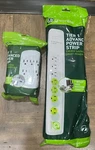 Greenlite 7 Outlet & 5 Advanced Surge Protecting Power Strips Set 2PCS. Fixed Price $22.99.