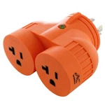 Ac Works ADVL1420520 V-duo Adapter Nema L14-20P To Two 5-15/20R, 20A. Fixed Price $22.49.