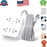 Modern 8-OUTLET Surge Protector Power Strip With Fast Usb Charging Technology. Fixed Price $16.79.