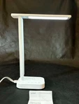 Led Desk Lamp Power Strip 5' Extension Cord, 3 Outlets, 4 Ports (2 Usbc). Fixed Price $12.99.