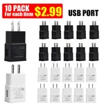 10PACK Wholesale 2A 5V Usb Wall Charger Power Adapter Plug Charging Block Bulk. Fixed Price $12.77.