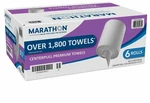Marathon Centerpull Premium White 1-PLY Paper Towels 6 Rolls, 300 Sheets/roll. Fixed Price $53.23.