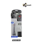 Commercial Electric 8 Ft. 6-OUTLET Surge Protector With 45 Degree Angle Plug. Fixed Price $16.99.