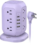 Usb Power Strip Tower, Surge Protector With 12 Ac Outlet And 4 Ports, A.... Fixed Price $35.93.