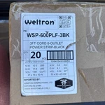 Lot Of 20 Weltron 6-OUTLET Surge Protector. Fixed Price $249.99.