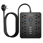 Bawmwim Surge Protector Power Strip, 8 OUTLETS(1250W/10A), 6FT-10A, Black. Fixed Price $27.84.