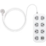7-OUTLET Surge Protector With 1470J Usb-a (2.4A) 4' Braided. Fixed Price $18.99.