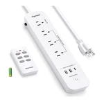 Syantek Remote Control Power Strip With 3 Usb Surge Protector. Fixed Price $34.81.