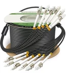 500FT 150M 6 Core OM3 Industrial Tpu Lc To Outdoor Armored Fiber Optic Cable. Fixed Price $299.89.