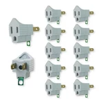Oskos 12 Pack Grounding Outlet Adapter, 3-2 Prong Converter, Portable.... Fixed Price $14.58.