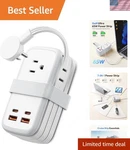 7-IN-1 Gan 65W Usb Charging Station Perfect Power Strip For Travel & Cruises. Fixed Price $82.64.