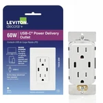 Usb Wall Outlet Charger, 60W Power Delivery, Dual Type-c Fast Charging. Fixed Price $76.46.