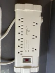 Leviton S2000-S15 120 VOLT/15 Amp, Power Strip/ Surge Strip, 15FT, 9 Outlet. Fixed Price $10.00.