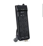 New Commercial Electric 15 Ft. 12-OUTLET Surge Protector Braided Cord In Black. Fixed Price $19.99.